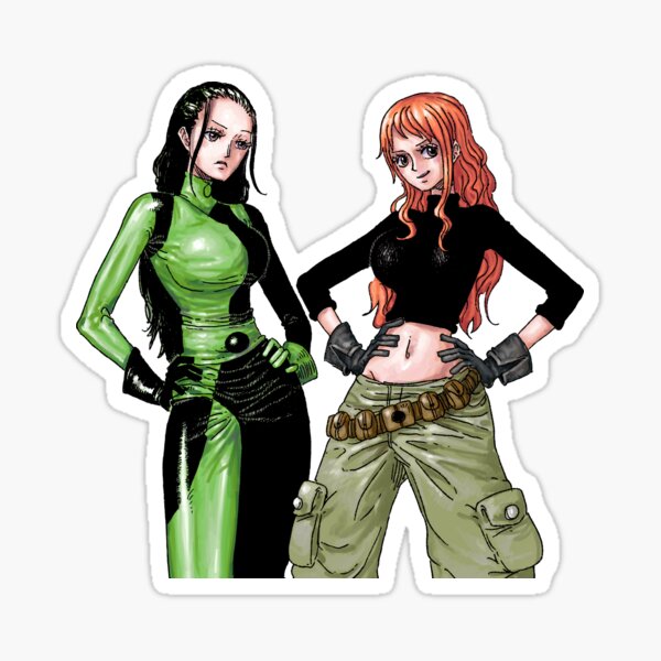 Straw Hat Girls Sticker