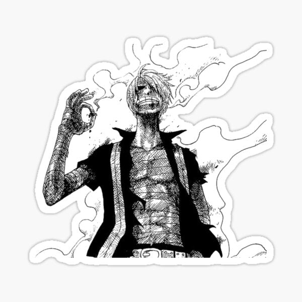 Sanji op Sticker