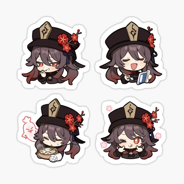 Hu tao Chibi 2 Sticker