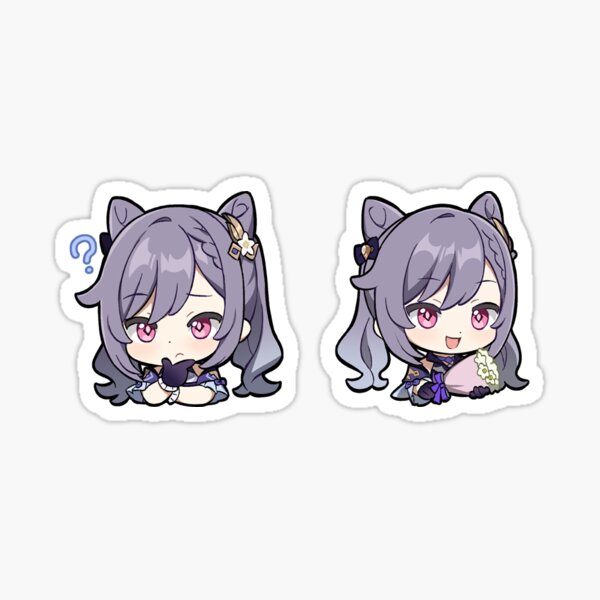 Keqing Chibi 2 Sticker