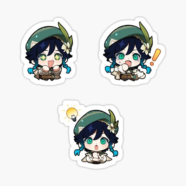 Venti Chibi 2 Sticker