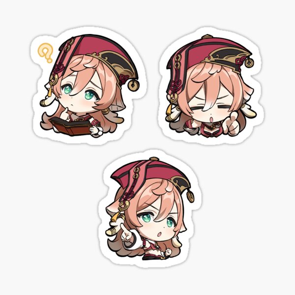Yanfei Chibi 2 Sticker