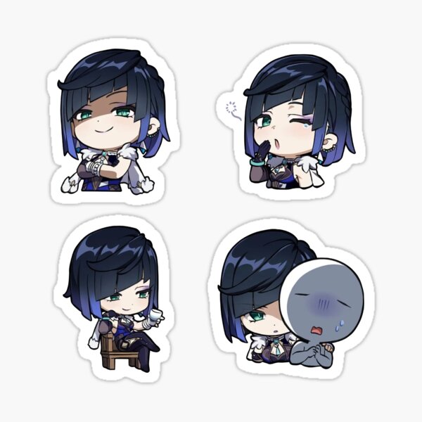 Yelan Chibi Sticker